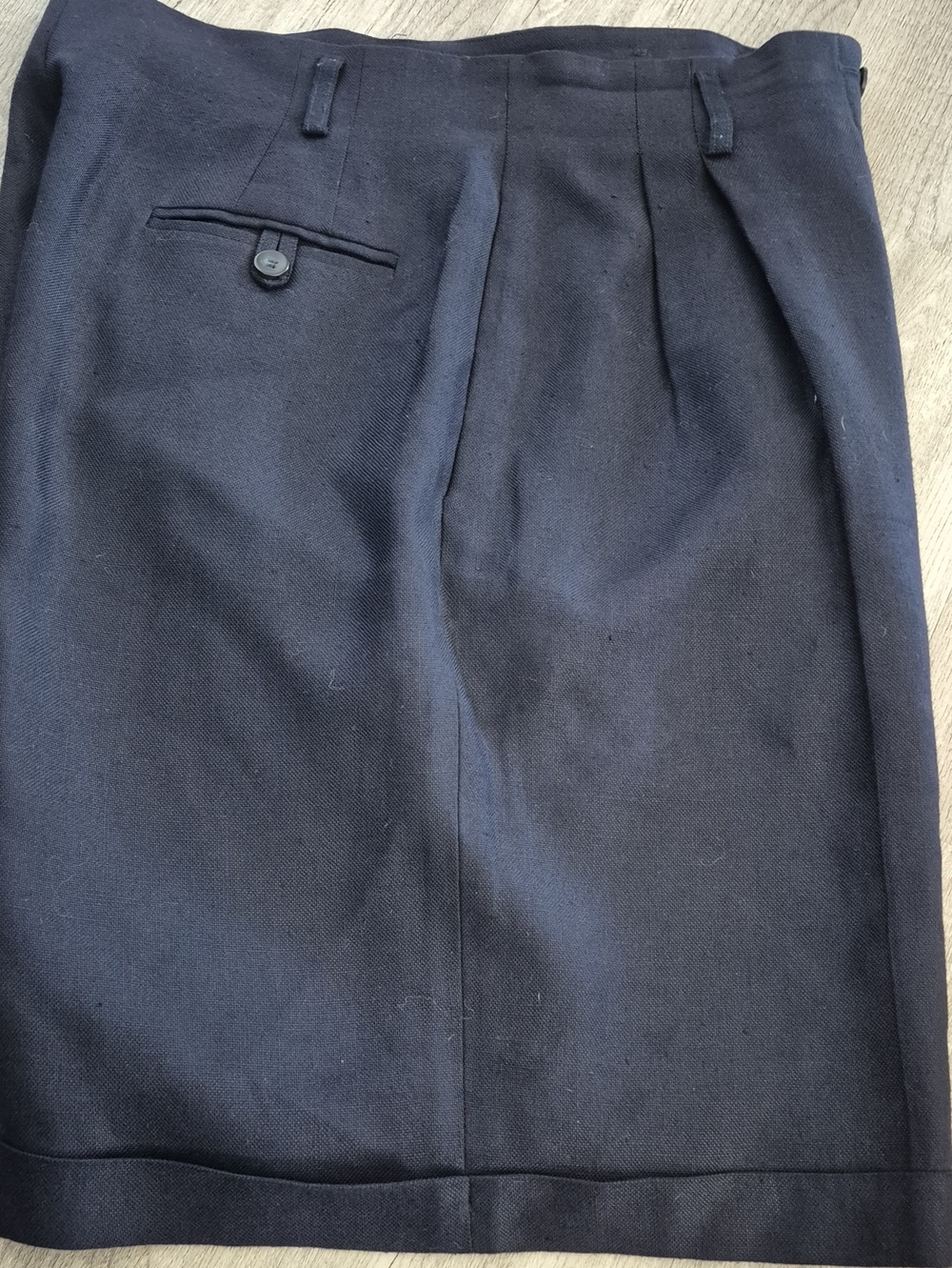 Liz Claiborne Women's Navy Flat Front Dress Shorts